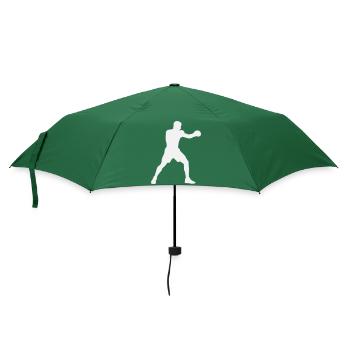 Boxsilhouette Kraftschub - Regenschirm (klein) - Flaschengrün - Vorne