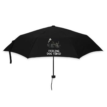 Feeling Dog Tired Cane Corso Italian Mastiff - Umbrella (small) - black - Front