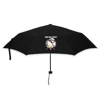 Nerv Mich Nicht Schaf Schafe Schäfer Schafhalter  - Regenschirm (klein) - Schwarz - Vorne