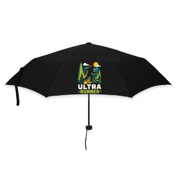 Ultra-Läufer - Regenschirm (klein) - Schwarz - Vorne