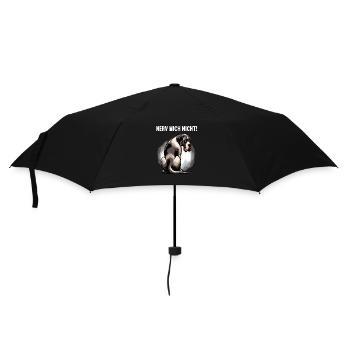 Nerv Mich Nicht Deutsche Dogge Doggen Doggenhalter - Regenschirm (klein) - Schwarz - Vorne