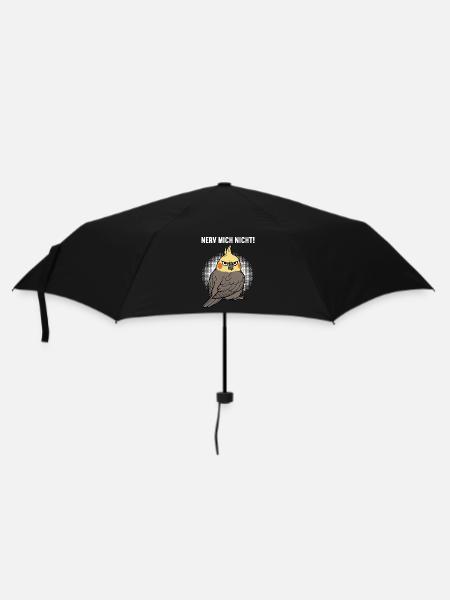 Nerv Mich Nicht Nymphensittich Nymphensittiche  - Regenschirm (klein) - Schwarz