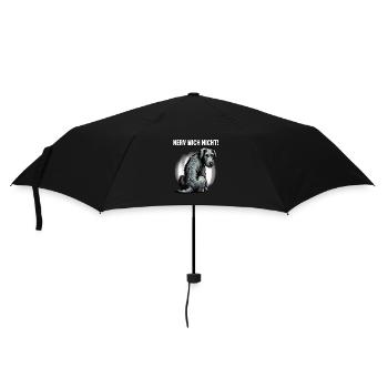 Nerv Mich Nicht Irischer Wolfshund Wolfshundhalter - Regenschirm (klein) - Schwarz - Vorne