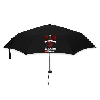 Funny Judo Quote - Umbrella (small) - black - Front