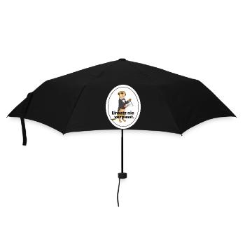 Erdmännchen Triangel Musiker Geschenk - Regenschirm (klein) - Schwarz - Vorne
