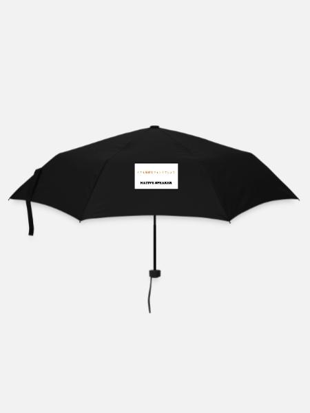 Native speakers, Japanese - Umbrella (small) - black