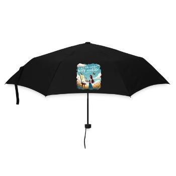 Ölmalerei In Der Natur für Maler Und Künstler - Regenschirm (klein) - Schwarz - Vorne