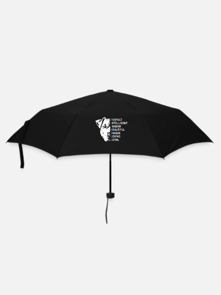 Pitbull - Regenschirm (klein) - Schwarz