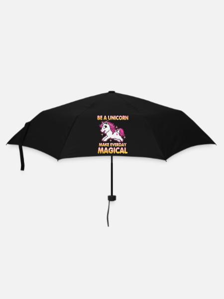 Be a unicorn - Umbrella (small) - black
