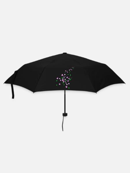Frühling - Regenschirm (klein) - Schwarz