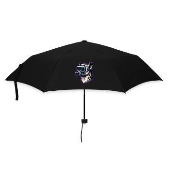 Hyäne VR Gamer Virtual Reality Spielspaß - Regenschirm (klein) - Schwarz - Vorne