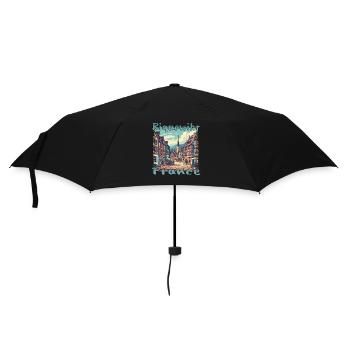 Riquewihr Old Town Walking Tour France Mountains - Umbrella (small) - black - Front