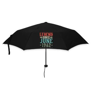 Légende depuis juin 1962 millésime vintage anniversaire - Parapluie standard - noir - Devant