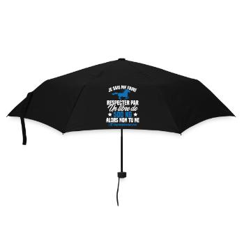 Cadeau Humour Cheval - Citation Cheval Cadeau - Parapluie standard - noir - Devant