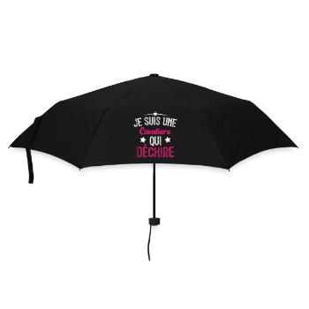 Je suis une Cavalière Qui Déchire - Parapluie standard - noir - Devant