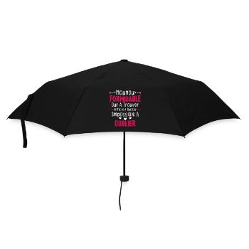 Nounou formidable Idée Cadeau Pour Nounou Famille - Parapluie standard - noir - Devant
