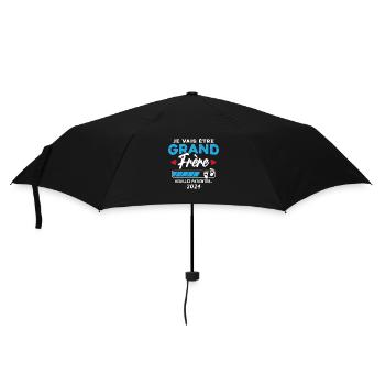 Je Vais Être Grand Frère 2024 Idée Cadeau - Parapluie standard - noir - Devant