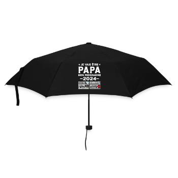 Je vais être papa mon programme en 2024 Futur Papa - Parapluie standard - noir - Devant