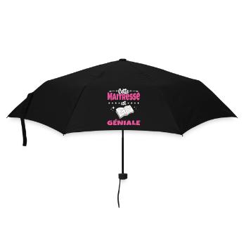 Femme Cette Maitresse Est Geniale Humour Prof - Parapluie standard - noir - Devant