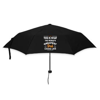 This is what the best father in the world looks like - Umbrella (small) - black - Front