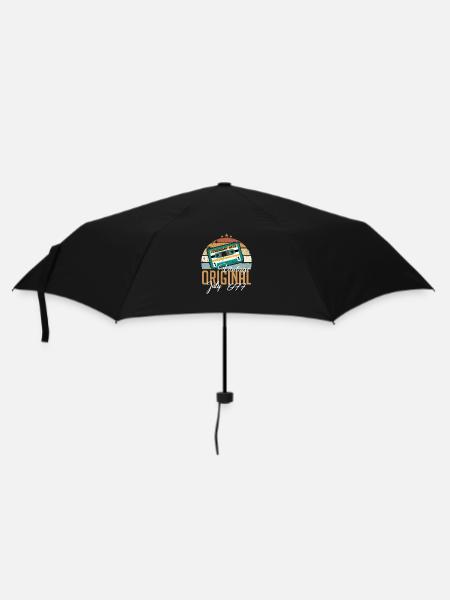 July 1977 Vintage Vintage Birthday July 1977 - Umbrella (small) - black