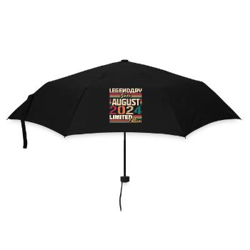 2024 août Légende de l’anniversaire août 2024 - Parapluie standard - noir - Devant