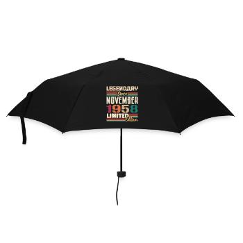Legendary since November 1958 - Gift 1958 - Umbrella (small) - black - Front
