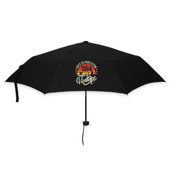 1964 Vintage - Geburtstagsgeschenk 1964 Retro 1964 - Regenschirm (klein) - Schwarz - Vorne