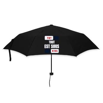EVERYTHING UNDER CONTROL - Umbrella (small) - black - Front