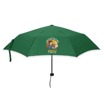 2 Jahre - Geboren im Februar 2022 - Regenschirm (klein) - Flaschengrün - Vorne