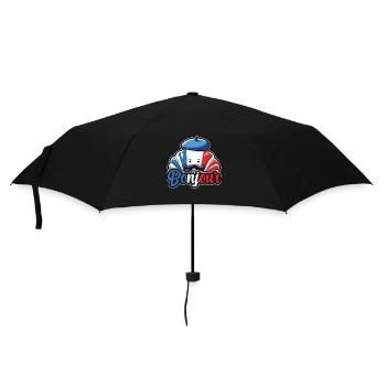 French Croissant Lover France Flag - Umbrella (small) - black - Front
