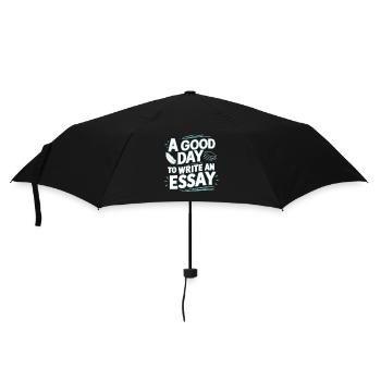 A good Day to write an essay Teacher Pupil - Umbrella (small) - black - Front