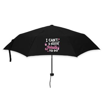 Je ne peux pas avoir d’ongles à faire Nail Tech esthéticienne - Parapluie standard - noir - Devant