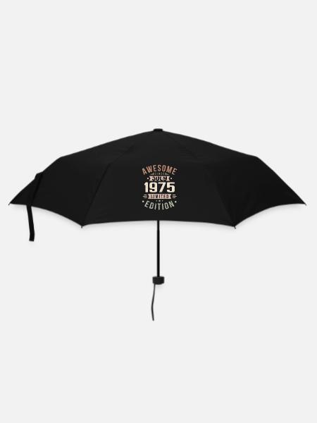 Juli 1975 Geburtstag Juli 1975 Geburtstagsgeschenk - Regenschirm (klein) - Schwarz
