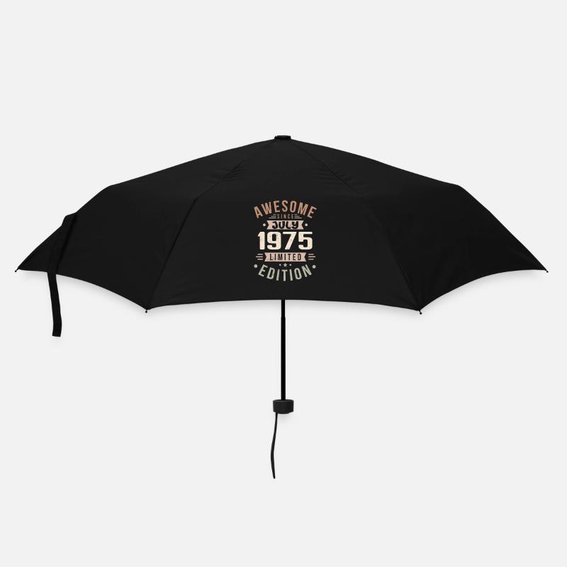 Juli 1975 Geburtstag Juli 1975 Geburtstagsgeschenk - Regenschirm (klein) - Schwarz