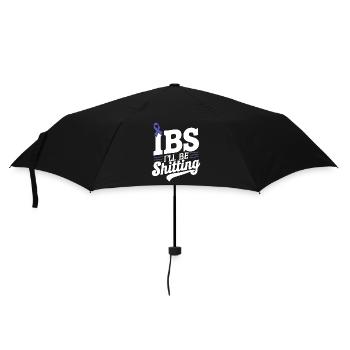I be shitting Irritable Bowel Syndrome Awareness - Umbrella (small) - black - Front