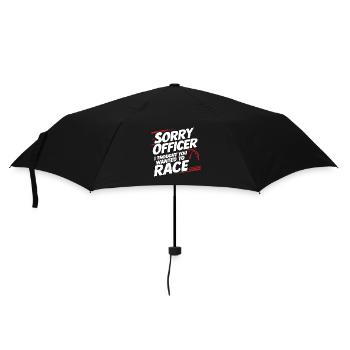 Désolé Officier, je pensais que vous vouliez faire la course avec Funny R - Parapluie standard - noir - Devant