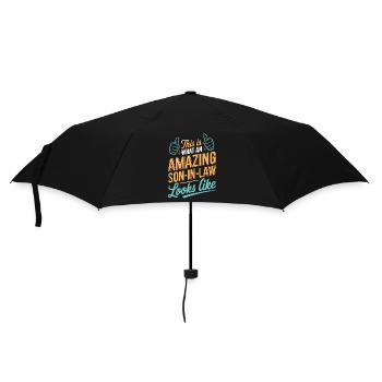 So sieht ein erstaunlicher Schwiegersohn aus - Regenschirm (klein) - Schwarz - Vorne