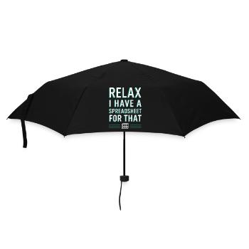 Détendez-vous, j’ai une feuille de calcul pour ce comptable - Parapluie standard - noir - Devant