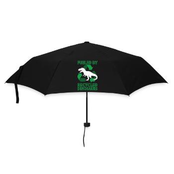 Alimenté par des dinosaures recyclés Paléontologue - Parapluie standard - noir - Devant
