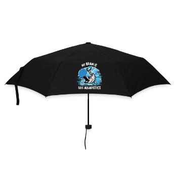 Aquarium Aquarianer Fische Zierfische Aquaristik - Regenschirm (klein) - Schwarz - Vorne