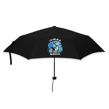 Aquarium Aquarianer Fische Zierfische Aquaristik - Regenschirm (klein) - Schwarz - Vorne