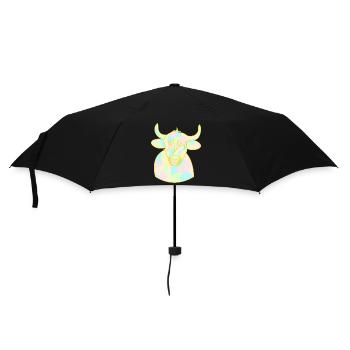 Opal Cuddle Bull - Umbrella (small) - black - Front