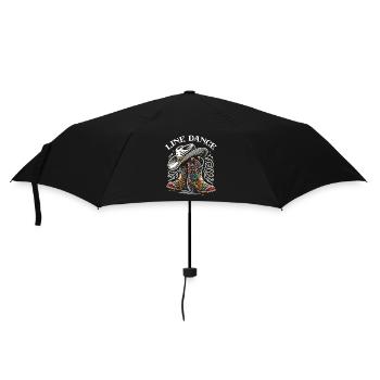 Line dancing my passion, my happiness - Umbrella (small) - black - Front
