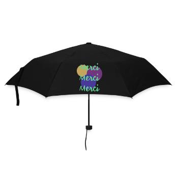 MERCI. MERCI MAÎTRESSE. CADEAU MAÎTRESSE. VACANCES - Parapluie standard - noir - Devant
