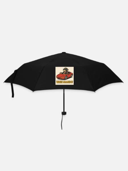 Bitcoin meets Monkey Joe - Umbrella (small) - black