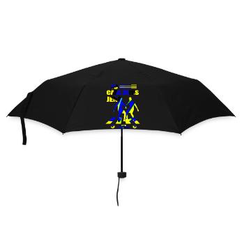 FC Carl Zeiss Jena - Regenschirm (klein) - Schwarz - Vorne