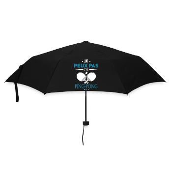 Je Peux Pas J'ai Ping-Pong et Tennis de Table - Parapluie standard - noir - Devant