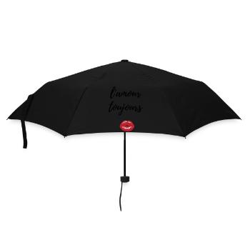 l amour toujours - Regenschirm (klein) - Schwarz - Vorne