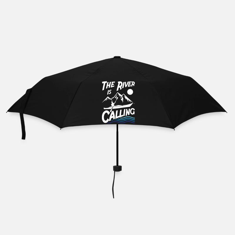 The River is Calling - Umbrella (small) - black